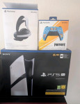 Sony Playstation 5 Pro PS5 Pro + slušalke Puls Elite + kontroler