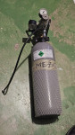 Jeklenka za CO2 z barometrom 4.85kg 300bar