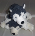 2x plišasti pes 26 cm Ikea Livlig sibirski Husky - cena za oba