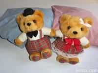 PLIŠAST PARČEK MEDVEDEK IN MEDVEDKA