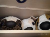 The DOGS - komplet treh velikih plišastih psov, original