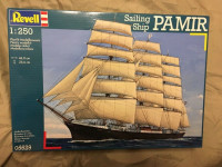 REVELL 1:250 Sailing Vessel PAMIR Model Kit # 5629 ladja