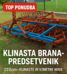 Klinasta brana - predsetvenik 220cm
