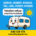 ODKUP IN PRODAJA POČITNIŠKIH VOZIL 040129179 (Kjerkoli v SLO ali HRV)