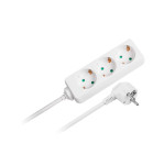 150cm električni razdelilec 3x priklop do 2300W + varovalo otrok bel