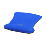 Ergonomska podloga za miško z naslonom za dlani, modra, 255 x 207 mm