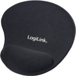 LogiLink podloga črna z gelno blazino silikonska ergonomska
