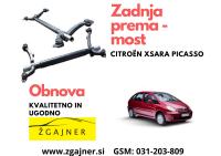 Obnova zadnje preme-mosta na Citroen Xsara Picasso
