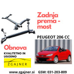 Obnova zadnje preme-mosta na Peugeot 206 CC