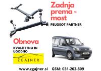 Obnova zadnje preme-mosta na Peugeot Partner
