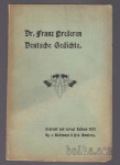 PREŠERNOVE NEMŠKE PESNITVE, 1901