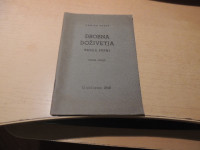 DROBNA DOŽIVETJA D. VAHEN ZALOŽBA NAŠI OBRAZI 1940