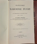 Slovenske narodne pesmi Karel Štrekelj