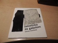 ŽALOSTINKA ZA GALJOTOM M. PUNGARTNIK ZALOŽBA OBZORJA 1973