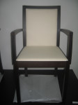 STOL FOTELJ CAFE-IP,Z ROKONASLONI, BUKEV MASIVA WENGE EXPONAT -30%