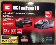 Einhell baterija in polnilec 4.0 Ah 18V