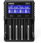 XTAR VX4 – pametni polnilnik z merjenjem kapacitete baterij