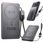 5000mAh prenosna baterija z Lightning in USB brezžični powerbank 20W