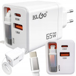 65W USB univerzalen hitri polnilnik za telefone USB-C Power Delivery