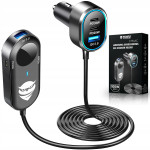 Avtomobilski 100W polnilec 12-24V 6x USB Type-C Quick Charge 3.0