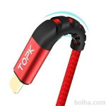 Kabel USB AN42, 3A, 8-pin, 1m, rdeč