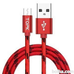 Kabel USB-USB C AN09, 3A, 1m, rdeč