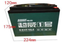 SJ25 floor scrubber-battery