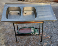 Pomivalno korito - inox - 120x55
