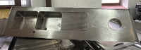 Inox dvojno korito z delovno površino za vgradnjo (Čistimo skladišče)