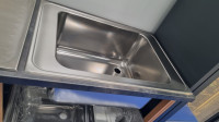 INOX NASADNO KORITO 700x550x300 mm, vgrajeno korito 600x450x300 mm