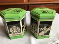 Heritage Tea - osmerokotni kovinski škatli