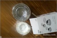 Nov AMC set treh posod za shranjevanje z belimi pokrovčki