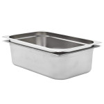 vidaXL Gastronomske posode 2 kosa GN 1/1 150 mm nerjaveče jeklo