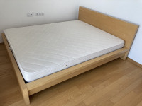 Podarim posteljo IKEA MALM + vzmetnico DORMEO 160x200