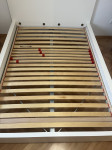 Postelja Ikea Malm 160x200 z letvami.