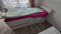 postelja s predali IKEA