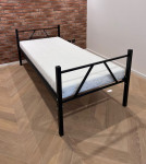 Kovinska postelja za odrasle 90x200 cm, model BP-MK+jogi