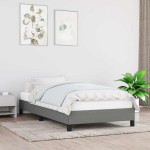vidaXL Posteljni okvir brez vzmetnice temno siv 80x200 cm blago