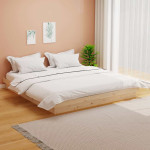 vidaXL Posteljni okvir trden les 160x200 cm