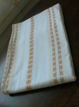 Retro posteljna prevleka z tkanim vzorcem, vel. 130x180 cm