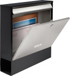 Burg Wächter Komplet poštni nabiralnik Black & Steel Oxford 68770 B+S