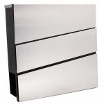 POŠTNI NABIRALNIK ČRN + INOX 2