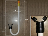 Dihalka DUPIN (=delfin), 40 cm, premer cevke 2 cm