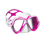 NOVA Maska za potapljanje MARES X vision bela/roza in dihalka