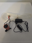 Potopna črpalka 12V z adapterjem na 220V