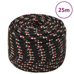vidaXL Vrv za čoln bela 14 mm 25 m polipropilen