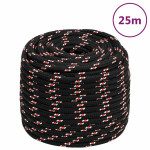 vidaXL Vrv za čoln bela 16 mm 25 m polipropilen