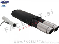 VW Passat 3B 96-00 športni izpušni lonec 2x 90mm GP-Design