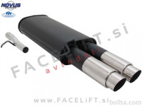 VW Passat 3BG 00-05 športni izpušni lonec 2x 76mm GP-Design