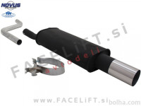 VW Polo 86C 81-94 športni izpušni lonec 1x 90mm RL-Design